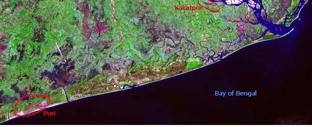 Kakatpur - Satellite Image