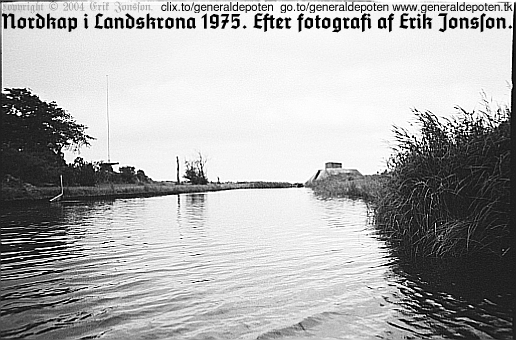 Vallgraven n�ra Nordkap i Landskrona 1975