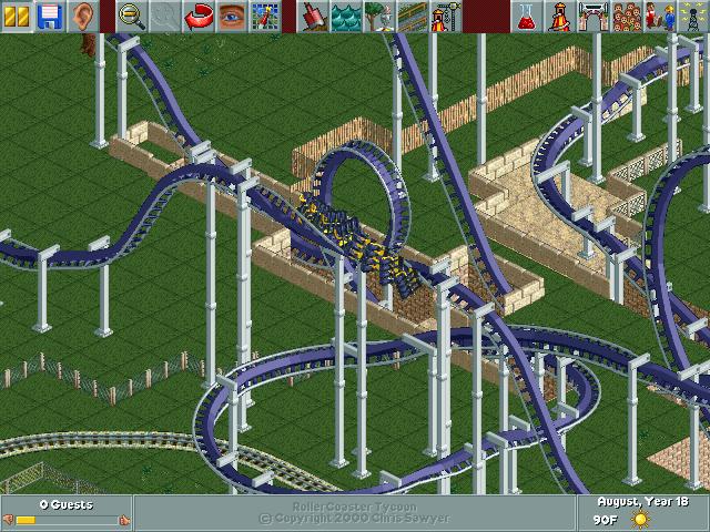 Roller Coaster Tycoon Montu