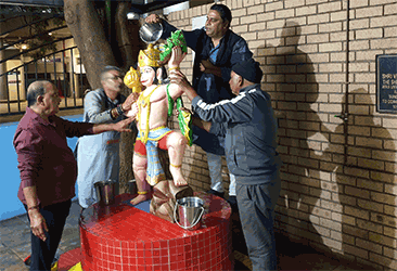 Sree Hanuman of Shri Vishnu Temple, Pietermaritzburg, South Africa