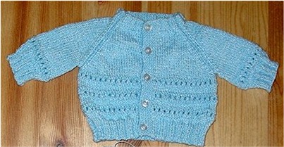 Top Down Raglan Sweater (3T-4T size)