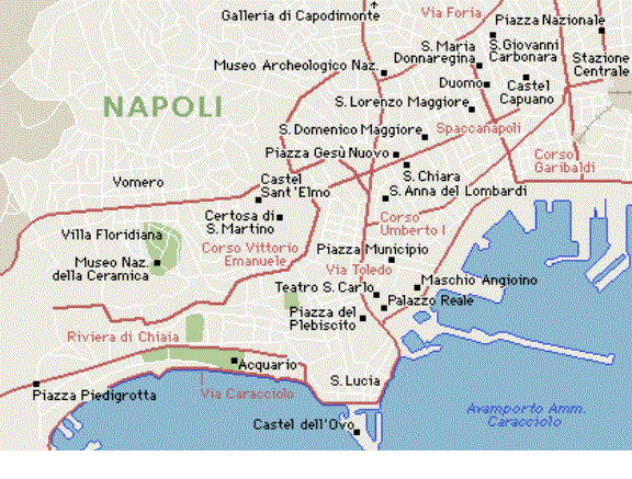 Napoli - Mappa