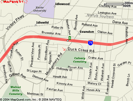 Calvary Cemetery Map