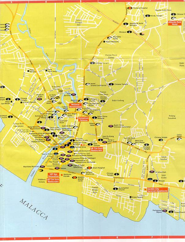 malacca map