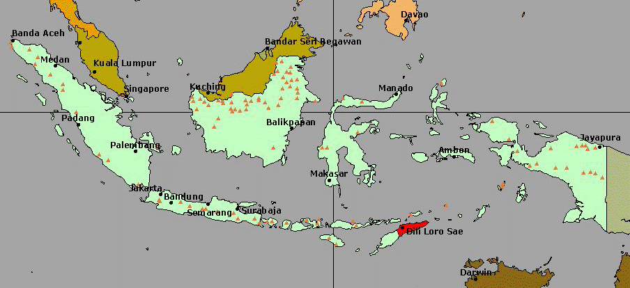 List of Mountains in Indonesia and East Timor