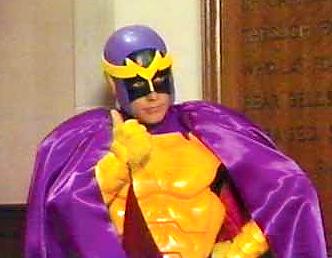 The Bibleman of yesterday, during his early, no budget years.