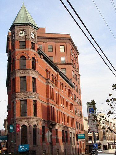 Flat Iron Building in Downtown Warren