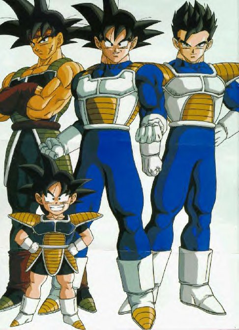 The Saiyans are a warrior race that have evolved and now excel in combat.