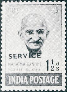 Indian Postage Stamps - Article on Gandhi Stamps