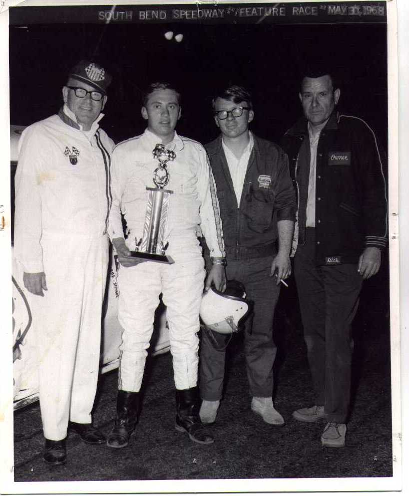 SOUTH BEND MOTOR SPEEDWAY VINTAGE AUTO RACING PHOTOS & MEMORABILIA X ...