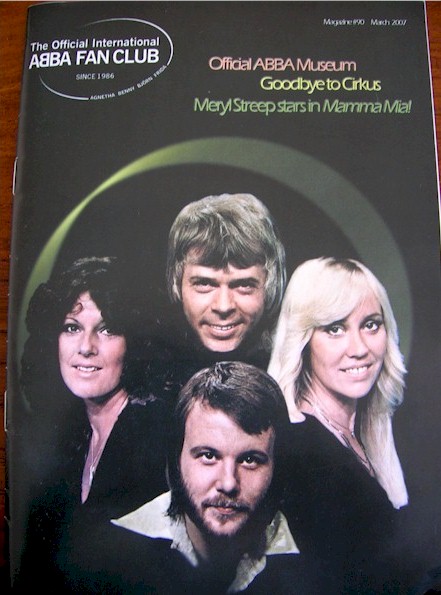 Abba: The Official International ABBA Fan Club Magazine #90 (Front)