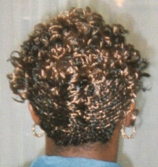 Corn-row With French Wrap Back View