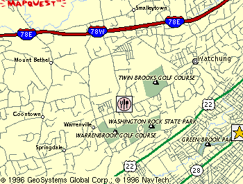 Watchung Optimists - Map of Watchung