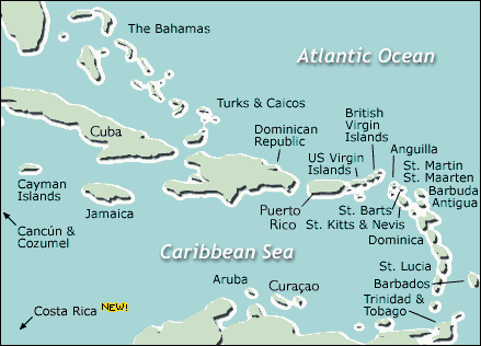 Grenada 1983 Map of Grenada