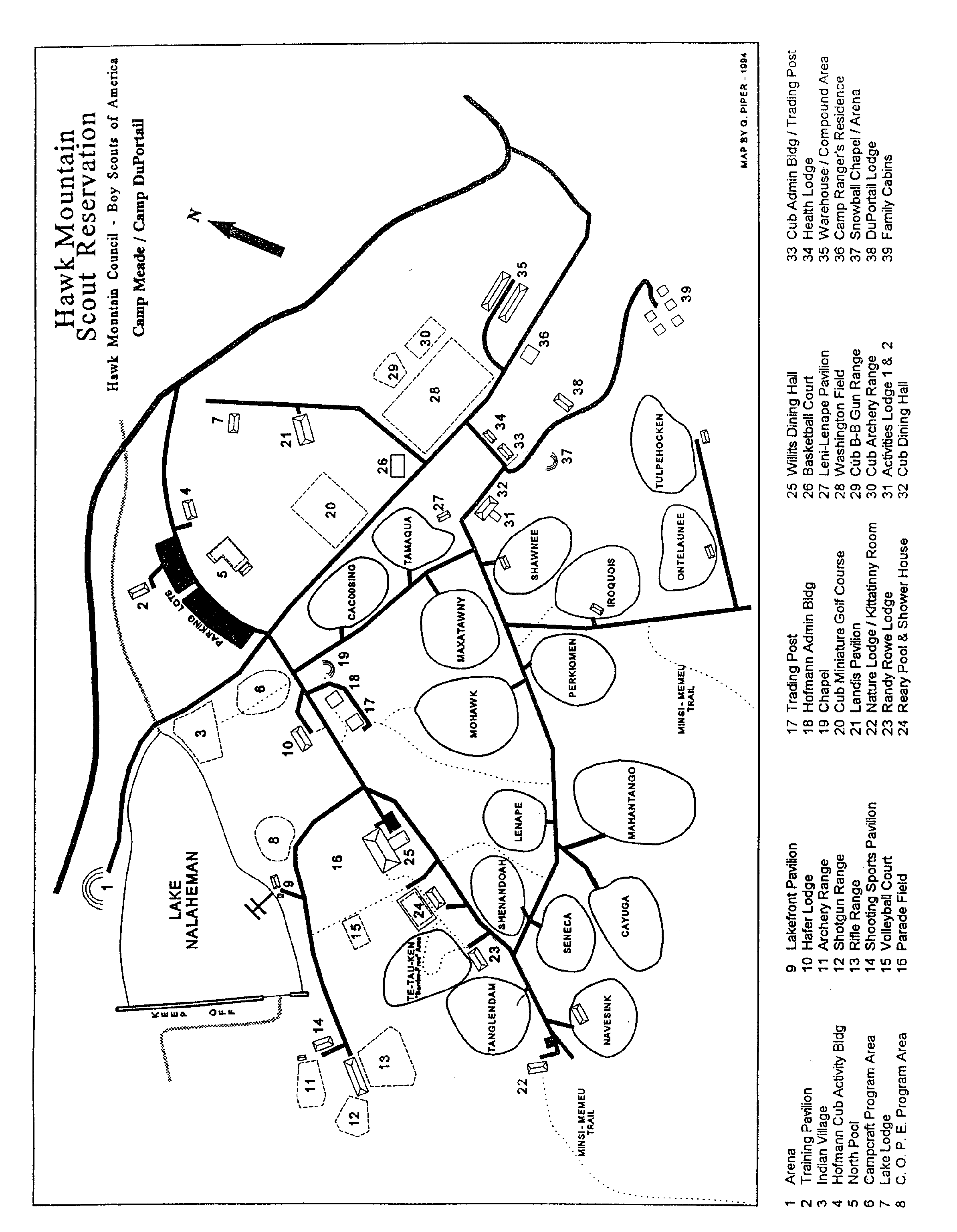 Hawk Mountain Scout Reservation (Camp Meade/Camp DuPortall)