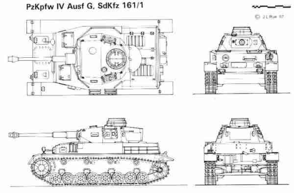 Панзер 4 чертеж