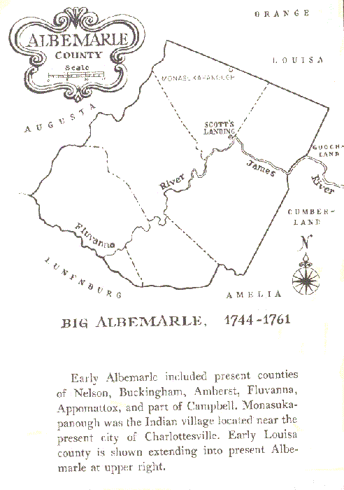 Big Albemarle County Map