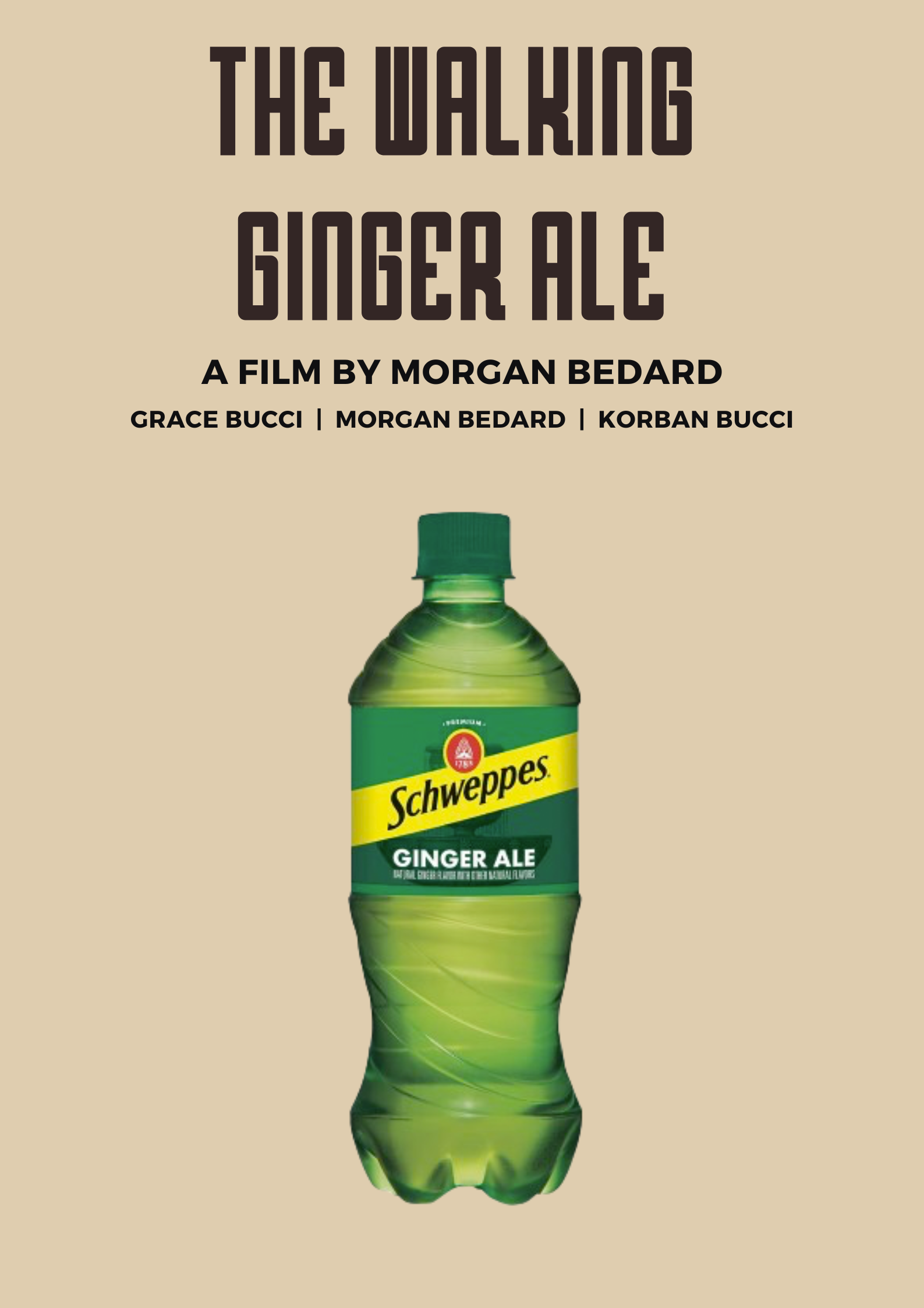 The Walking Ginger Ale Poster