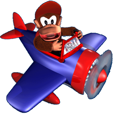 Diddy Kong Pilot - Renders