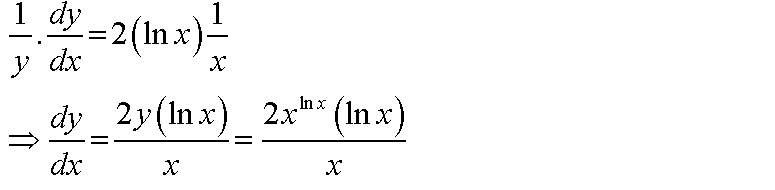 logarithmic differentiation