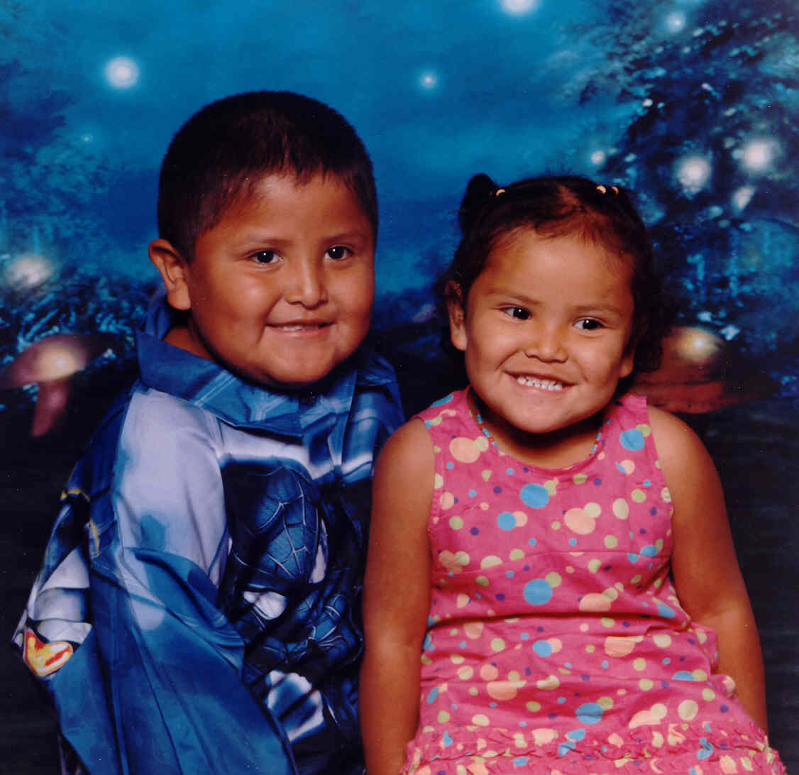 Juana RaeLynn(5) and Juan Pedro Benjamin (7)