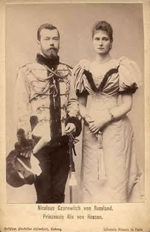 Nicolás II de Rusia y la Zarina Alejandra