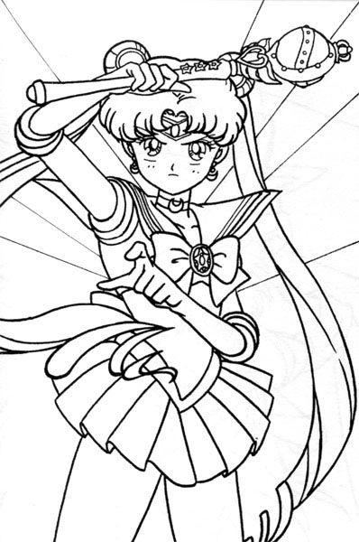 Jamie-Lain's Sailor Moon Colouring Book