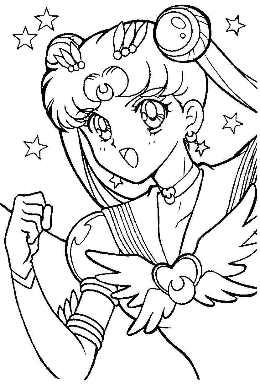 Jamie-Lain's Sailor Moon Colouring Book