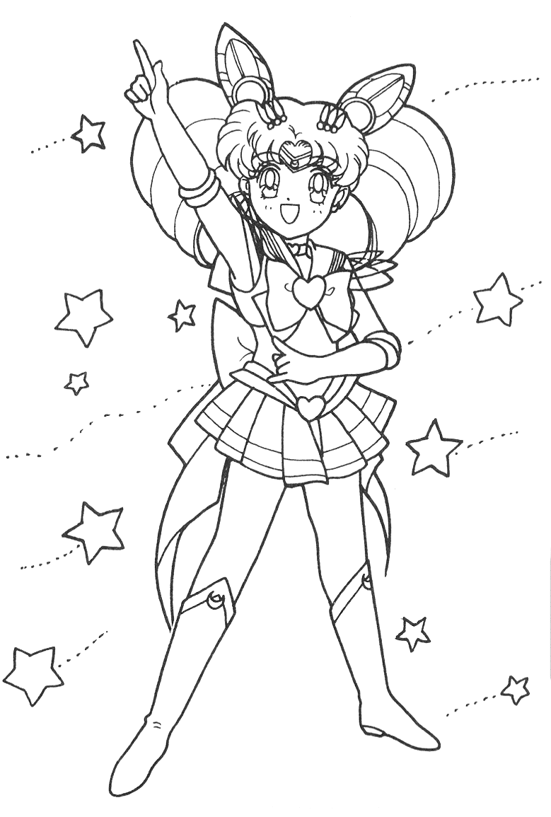 Jamie-Lain's Sailor Moon Colouring Book