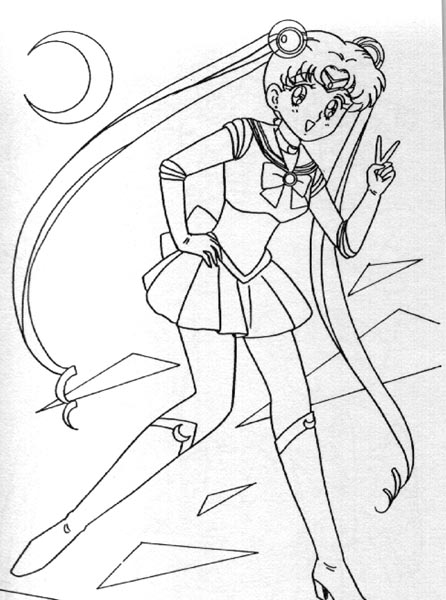 Jamie-Lain's Sailor Moon Colouring Book