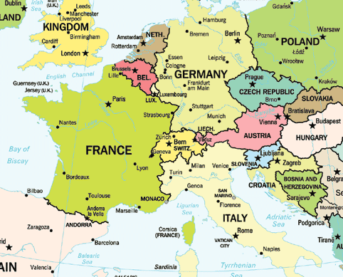 Map of Europe