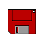 Red Floppy Disks