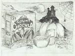 Count Chocula ad sketch
