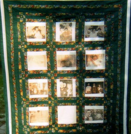 Memory Photo Quilts, Lap Quilts