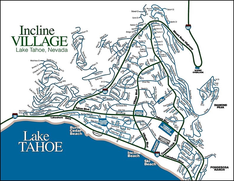 Directions to Incline Village