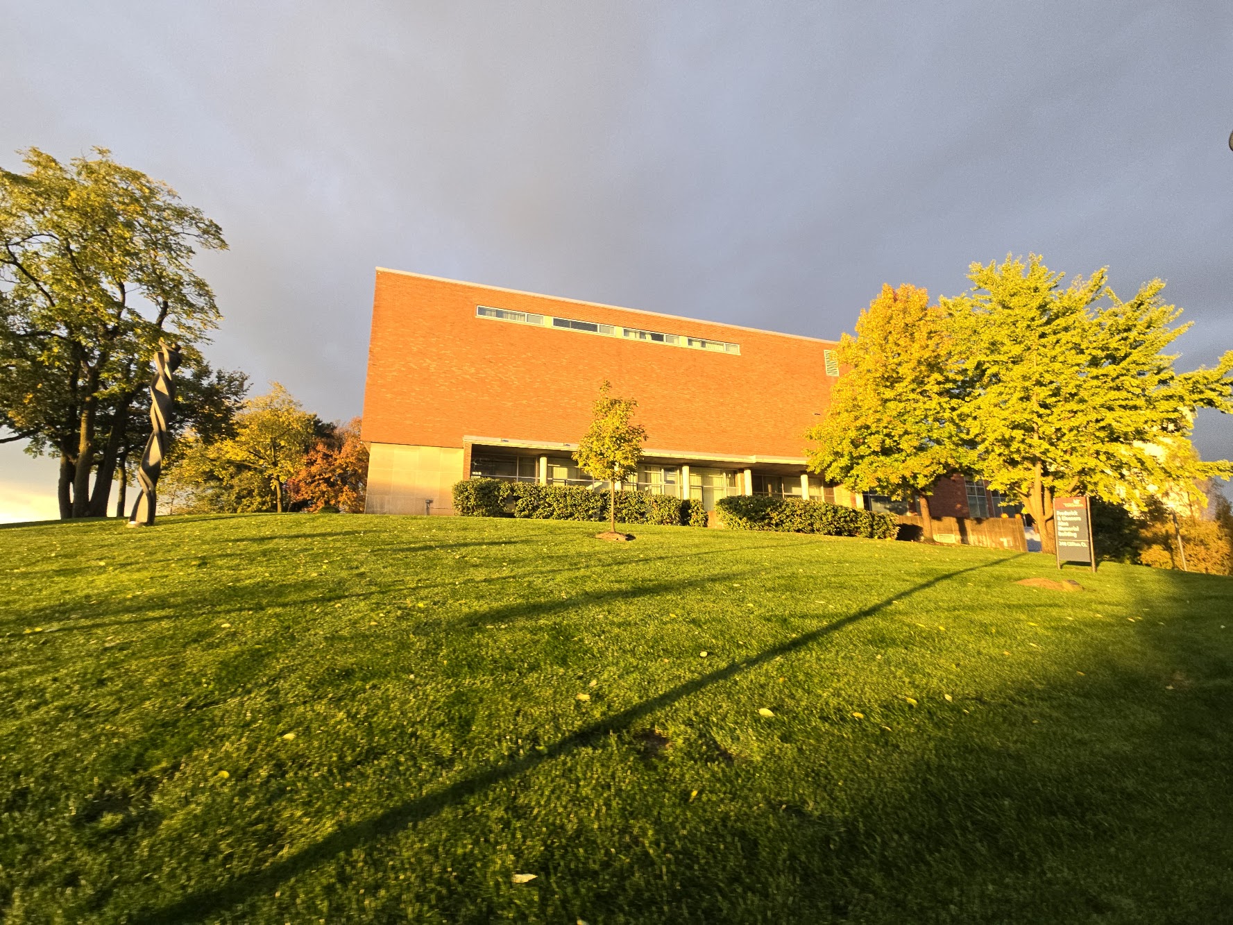 Alms Building From the Outside