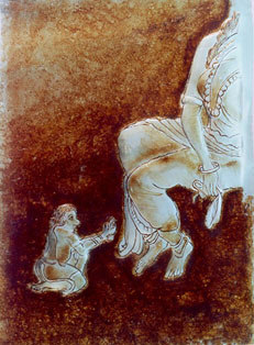 metal embossing - 30 cm x 35 cm